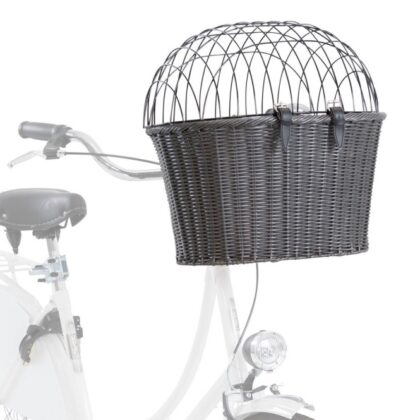 Trixie Front-Fahrradkorb aus Polyrattan