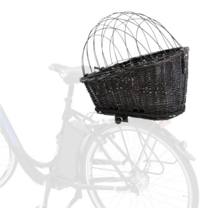 Trixie Fahrradkorb aus Weide für Gepäckträger