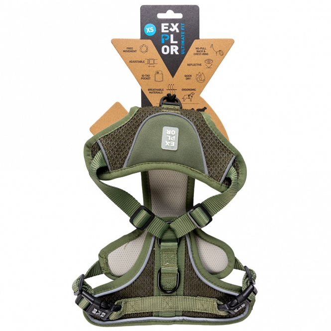 Duvoplus EXPLOR Ultimate Fit No-Pull-Geschirr - Undercover Green – Bild 2