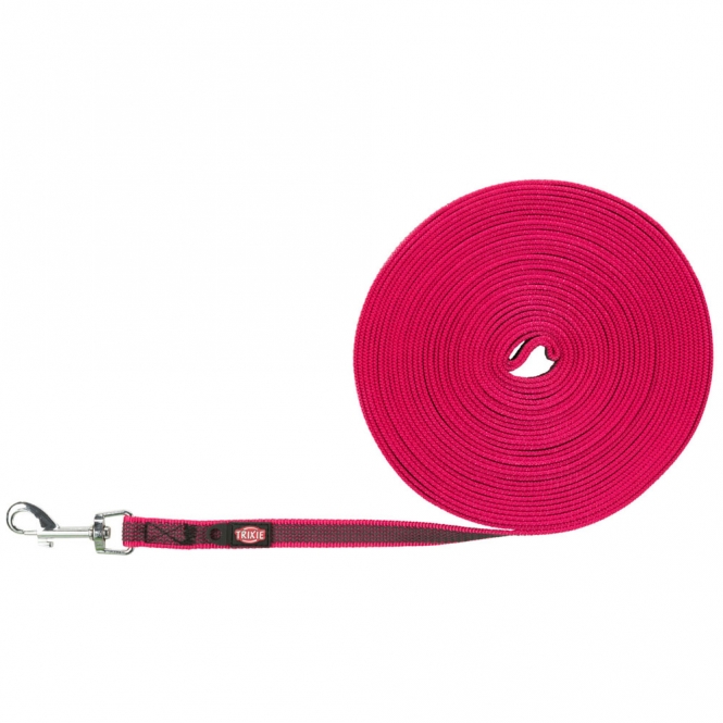 Trixie Schleppleine, gummiert - fuchsia – Bild 3