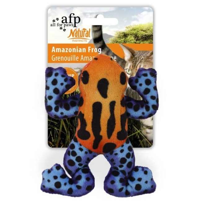 All for Paws Natural Instincts Amazonian Frog Katzenspielzeug – Bild 3