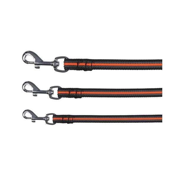 Trixie Fusion Schleppleine - Schwarz/Orange – Bild 2