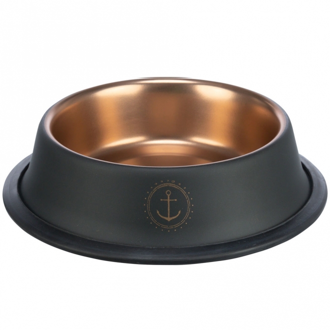 Trixie BE NORDIC Edelstahlnapf - schwarz/bronze – Bild 2