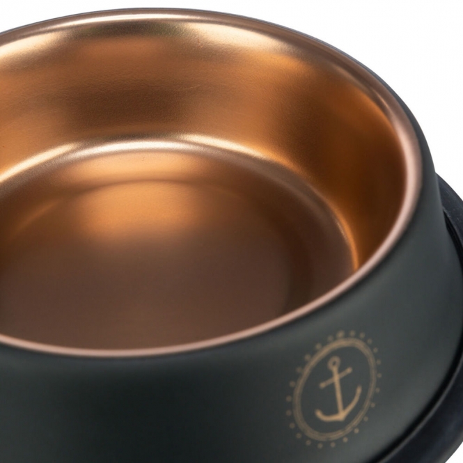 Trixie BE NORDIC Edelstahlnapf - schwarz/bronze – Bild 3