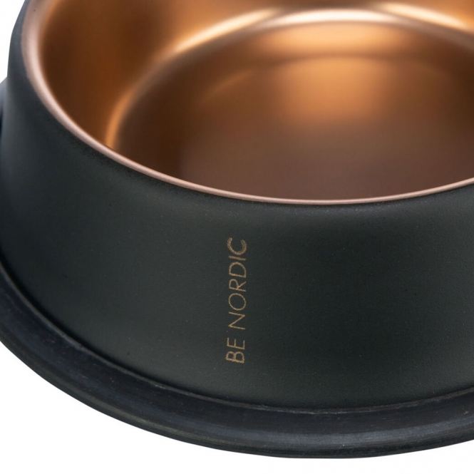 Trixie BE NORDIC Edelstahlnapf - schwarz/bronze – Bild 4