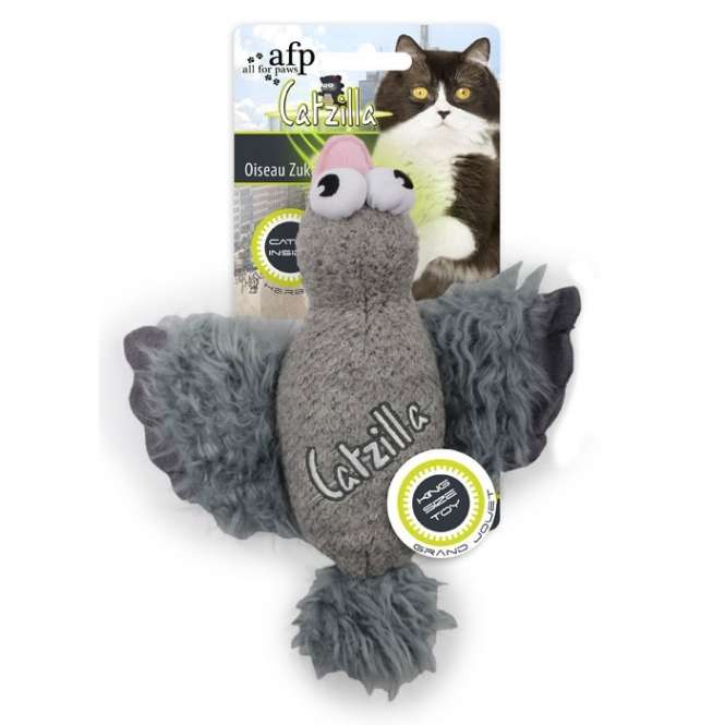 All for Paws Catzilla Zuka Bird extra großes Katzenspielzeug – Bild 3