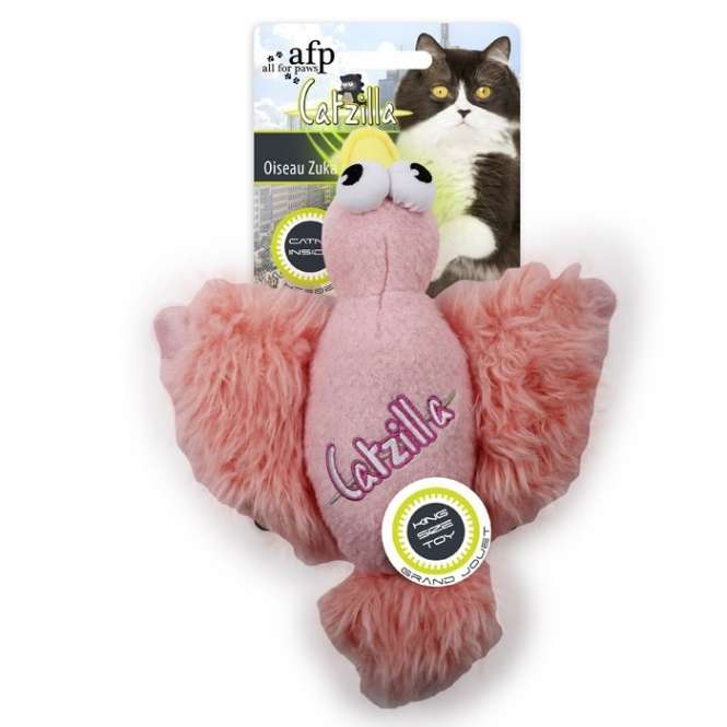 All for Paws Catzilla Zuka Bird extra großes Katzenspielzeug – Bild 4