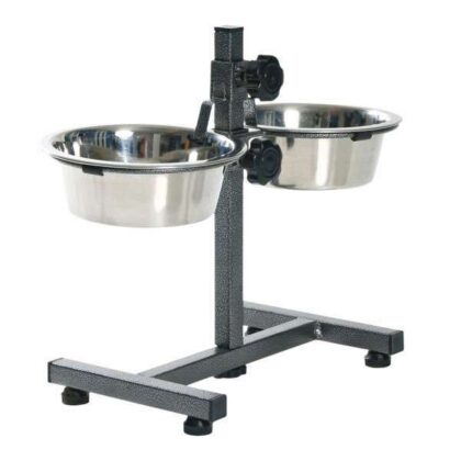 Trixie Hundebar mit Edelstahlnäpfen - 2 x 2