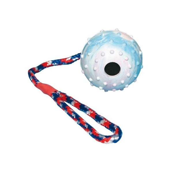 Trixie Naturgummiball am Seil - 7 cm / 30 cm – Bild 2