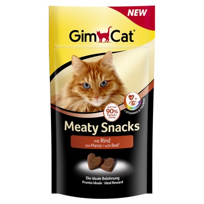 GimCat Meaty Snacks mit Rind