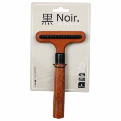 EBI Noir Japandi Entwirrungsharke mit rotierenden Zinken