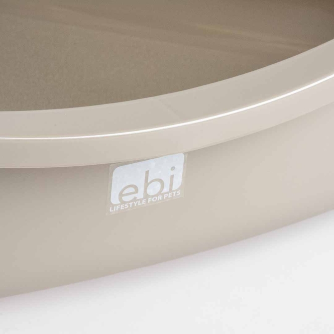 EBI Eck-Katzentoilette Prism M - transparent/grau – Bild 2