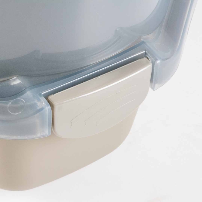 EBI Eck-Katzentoilette Prism M - transparent/grau – Bild 4