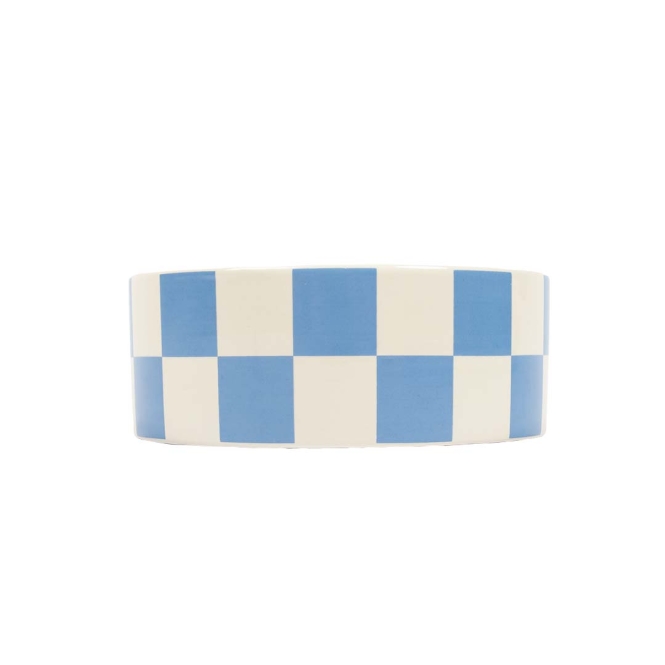 Coockoo Futternapf Checkmate! - blau/weiß – Bild 3