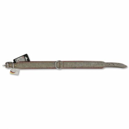 More4Dogs Halsband Rindsleder/Filz - 36-40 cm