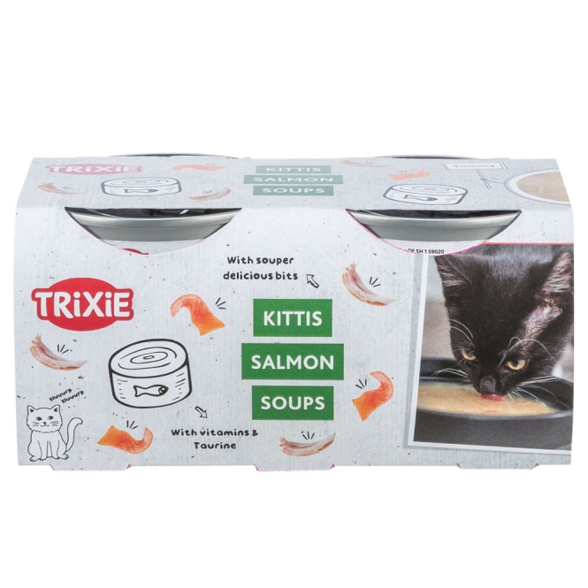 Trixie Kittis Salmon Soup - 4 × 80 g