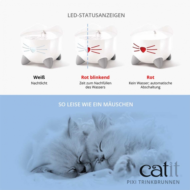 Catit PIXI Trinkbrunnen - Weiß – Bild 5