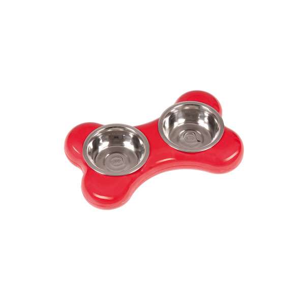 Karlie Flamingo The Bone Bowl Doppelnapf - 2 x 250 ml – Bild 3