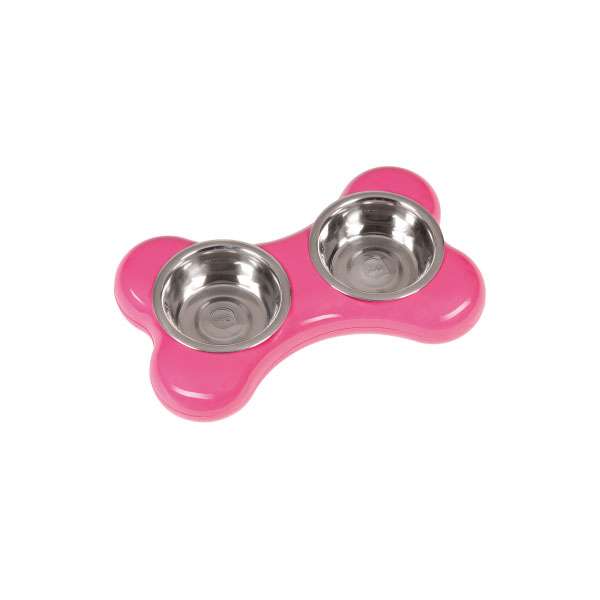 Karlie Flamingo The Bone Bowl Doppelnapf - 2 x 250 ml – Bild 4