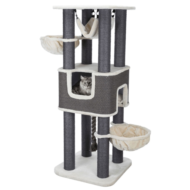 Trixie Kratzbaum XXL Humberto - creme/grau – Bild 2