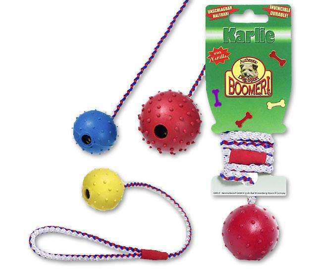 Karlie BOOMER Spielball mit Glocke und Seil – Bild 2
