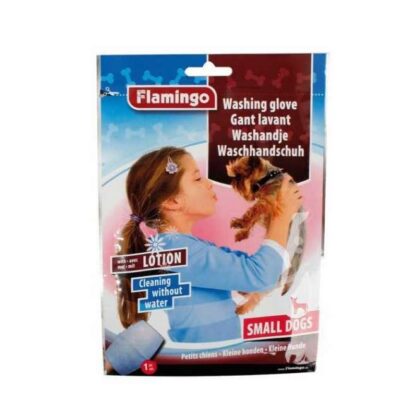 Karlie Flamingo Waschhandschuh mit Lotion für Hunde - Für
