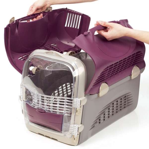 CATIT Transportbox Cabrio - Grau-Grau – Bild 2