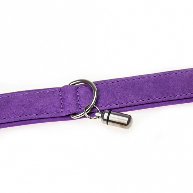 Karlie Halsband Buffalo aus Kalbsleder - Lila – Bild 2