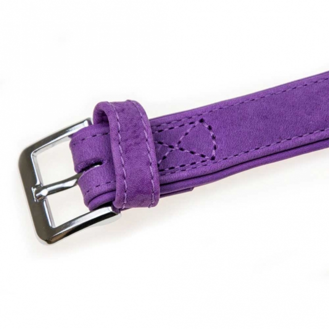 Karlie Halsband Buffalo aus Kalbsleder - Lila – Bild 3