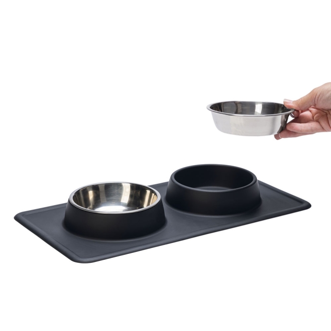 Karlie Diner Set Dex - Schwarz – Bild 3
