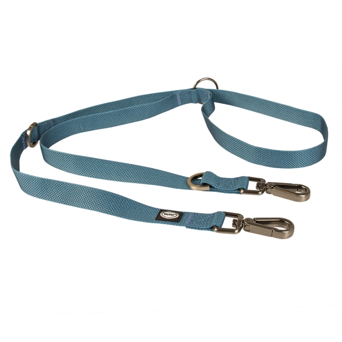 Duvoplus Explor North Duo Leine 200cm/25mm - Petrolblau