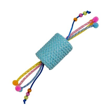 Duvoplus Cat Toy Jolly Rolle mit Seilen - blau