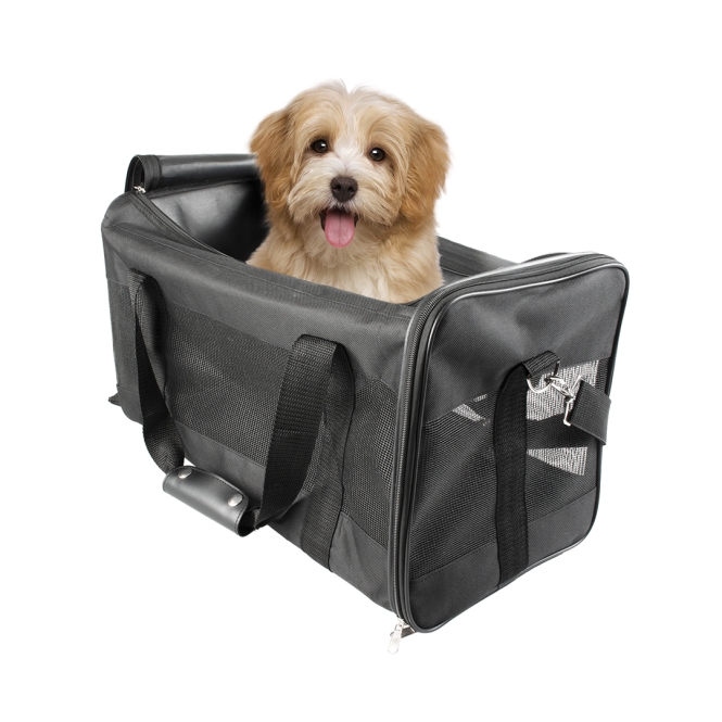 Duvoplus Reisetasche Nylon - schwarz – Bild 2