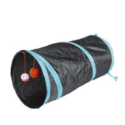 Duvoplus Spieltunnel blau/schwarz - 50 x 25cm