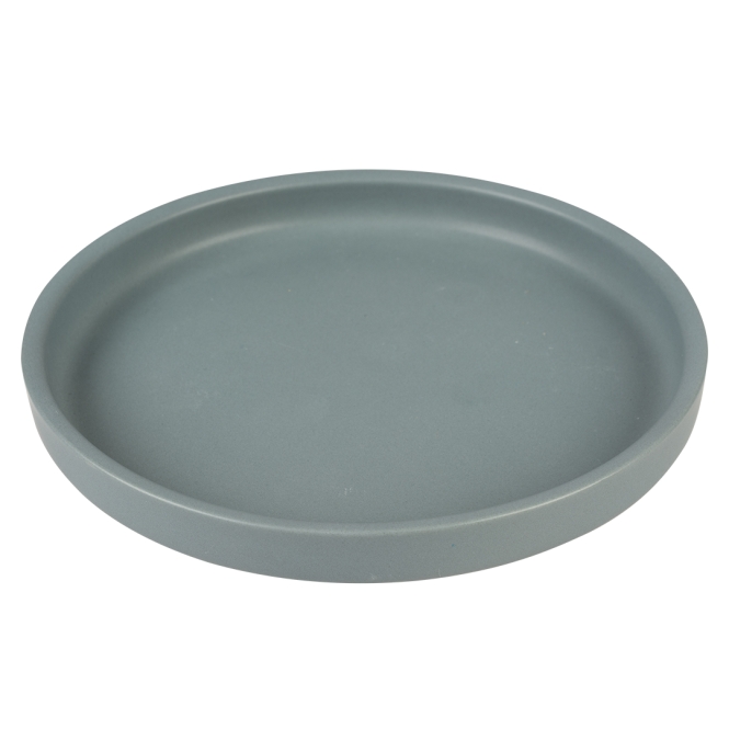 Duvoplus flacher Keramiknapf Stone Hush - blau