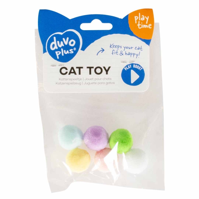 Duvoplus Cat Toy Polyball - 6 Stück – Bild 2