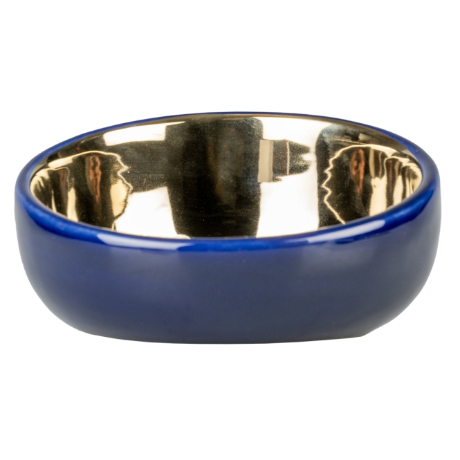 Duvoplus Futternapf Stone Obliq - blau/gold – Bild 5