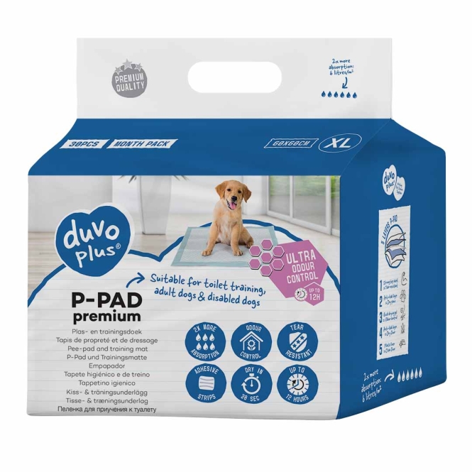 Duvoplus Welpenunterlagen Premium Geruchskontrolle - 30st – Bild 3