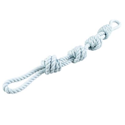 Duvoplus Flossy Doppelseil 4 Knoten - blau