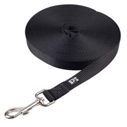 Duvoplus EXPLOR Trackingleine Classic flach - schwarz