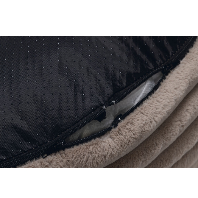 Designed by Lotte Hundebett Reza - rund, beige – Bild 4