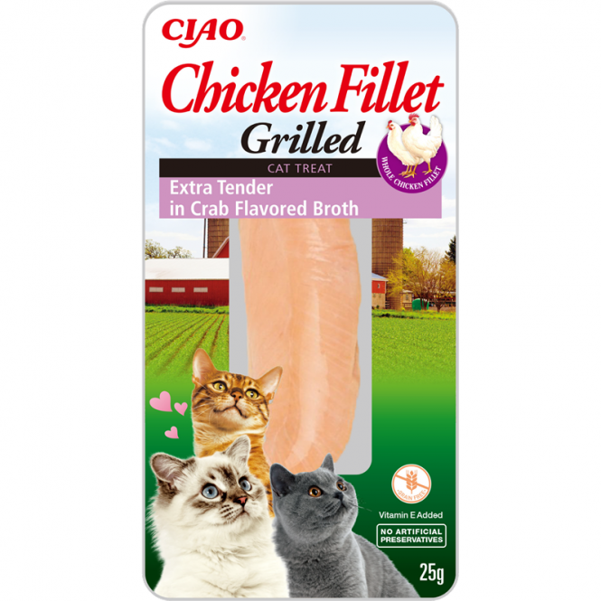 Inaba Cat Hühnchenfilet mit Krabbe