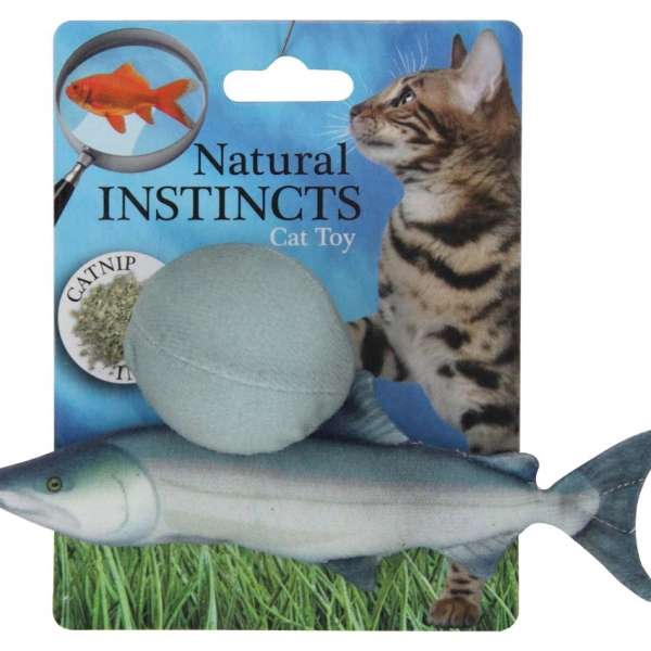 All for Paws Natural Instincts Fisch mit Ball – Bild 3