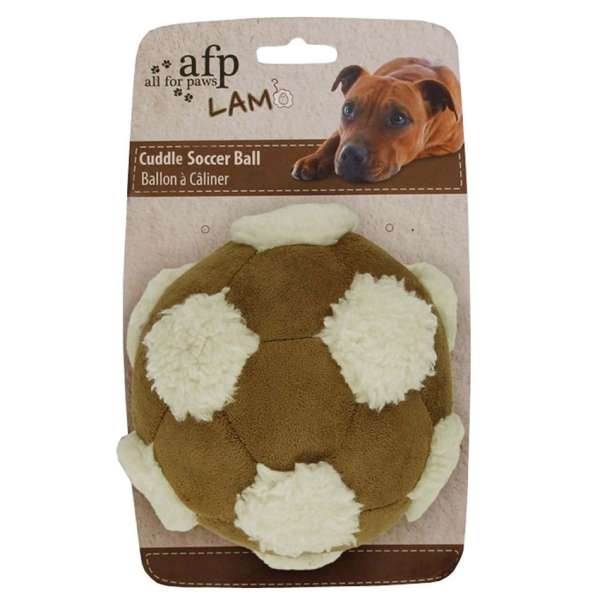All for Paws Soccerball mit Lammfell – Bild 3