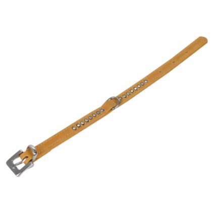 Karlie Buffalo Strass-Halsband - Hellbraun