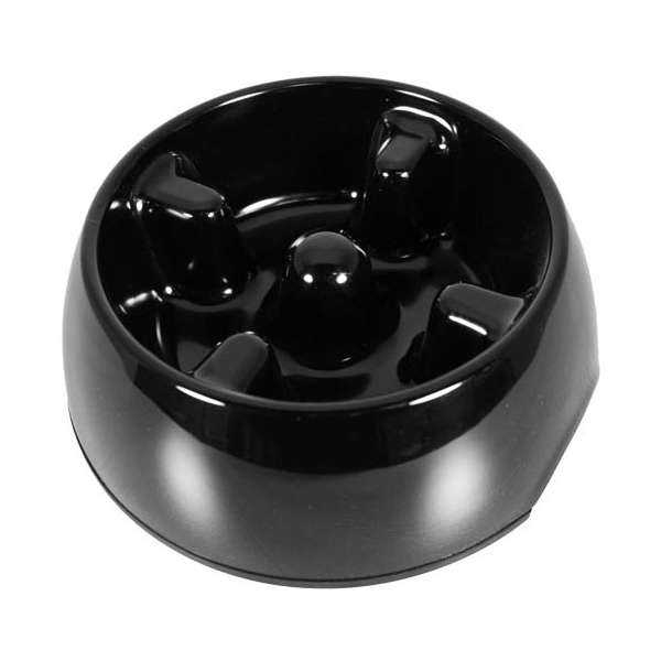 DOGIT Go-Slow Anti-Schling-Napf Schwarz 1200 ml – Bild 2