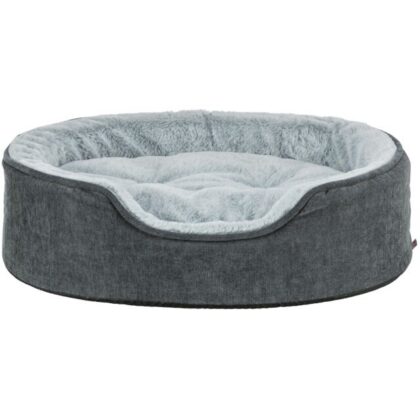 Trixie Vital Bett Lino Soft, oval - grau/hellgrau