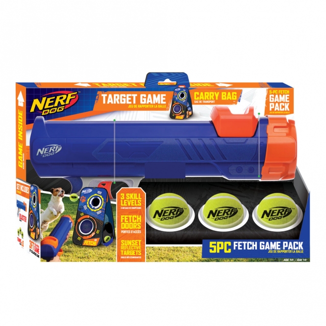 Nerf Dog Tennisball Blaster mit Zielscheibe – Bild 2