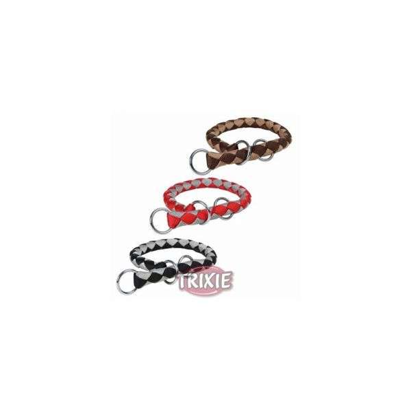 Trixie Cavo Würger / Zug-Stopp-Halsband - schwarz/silber – Bild 2