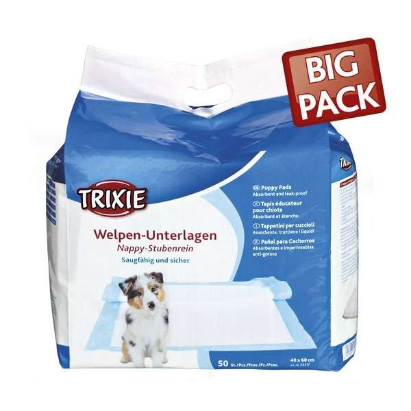 Trixie Welpen-Unterlage Nappy-Stubenrein 40x60cm – 50er